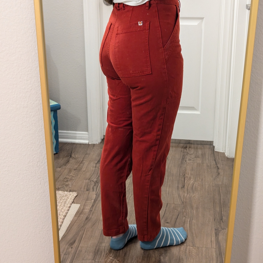 Big Bud Press Pencil Pants Red - Picture 3 of 9